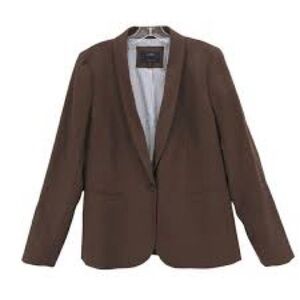 J. Crew Parke Blazer Wool Dark Brown